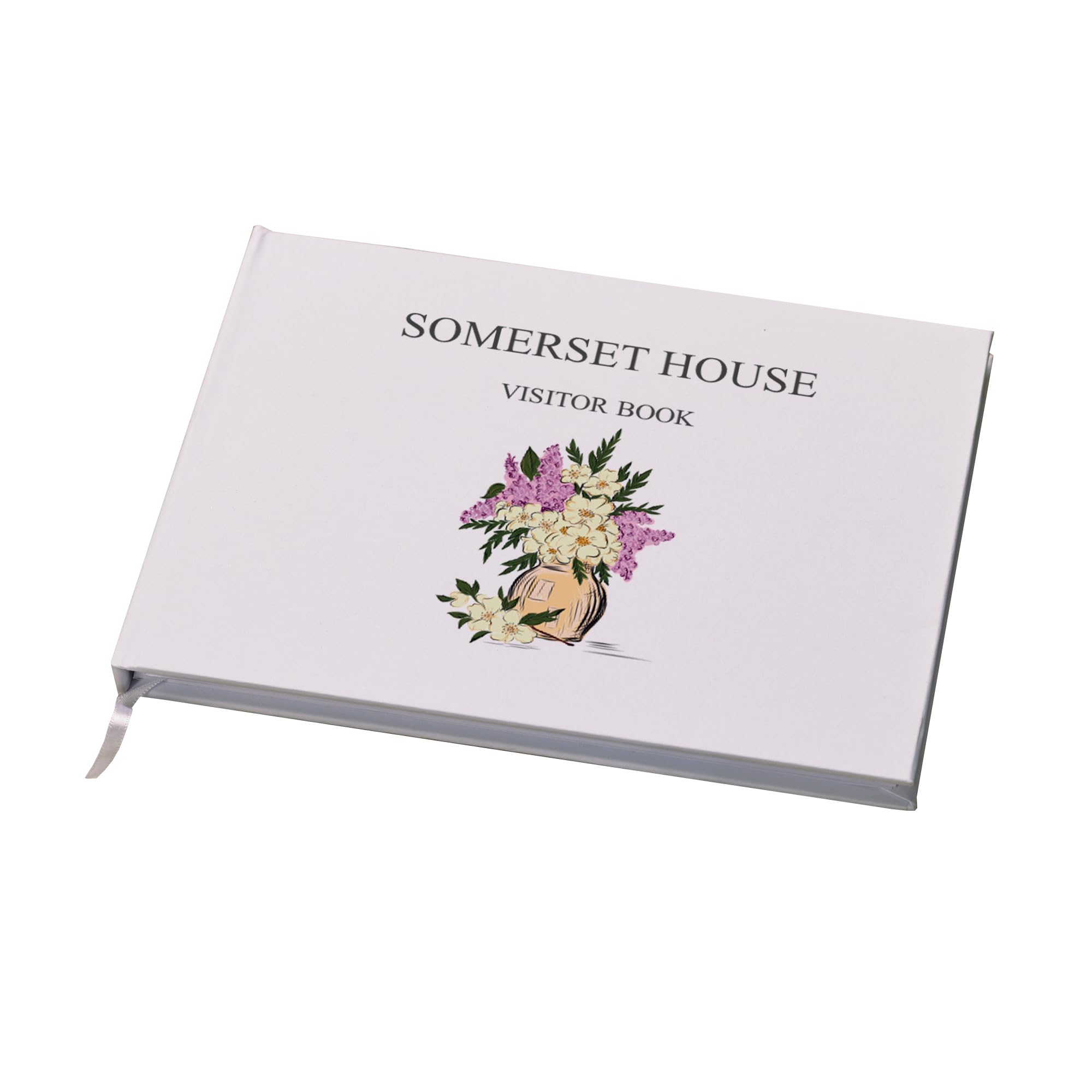 Personalised visitors book Hardback Hotel Guest Book 80 Pages