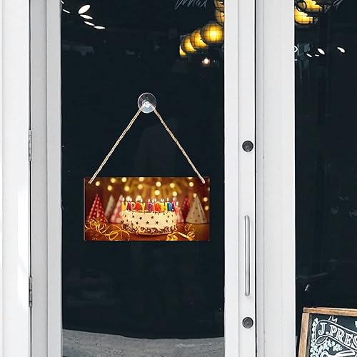 Miniatura 8 de Letrero colgante de madera personalizado, añade tu diseño, letrero personalizado para colgar en la puerta con texto de imagen, placa rústica