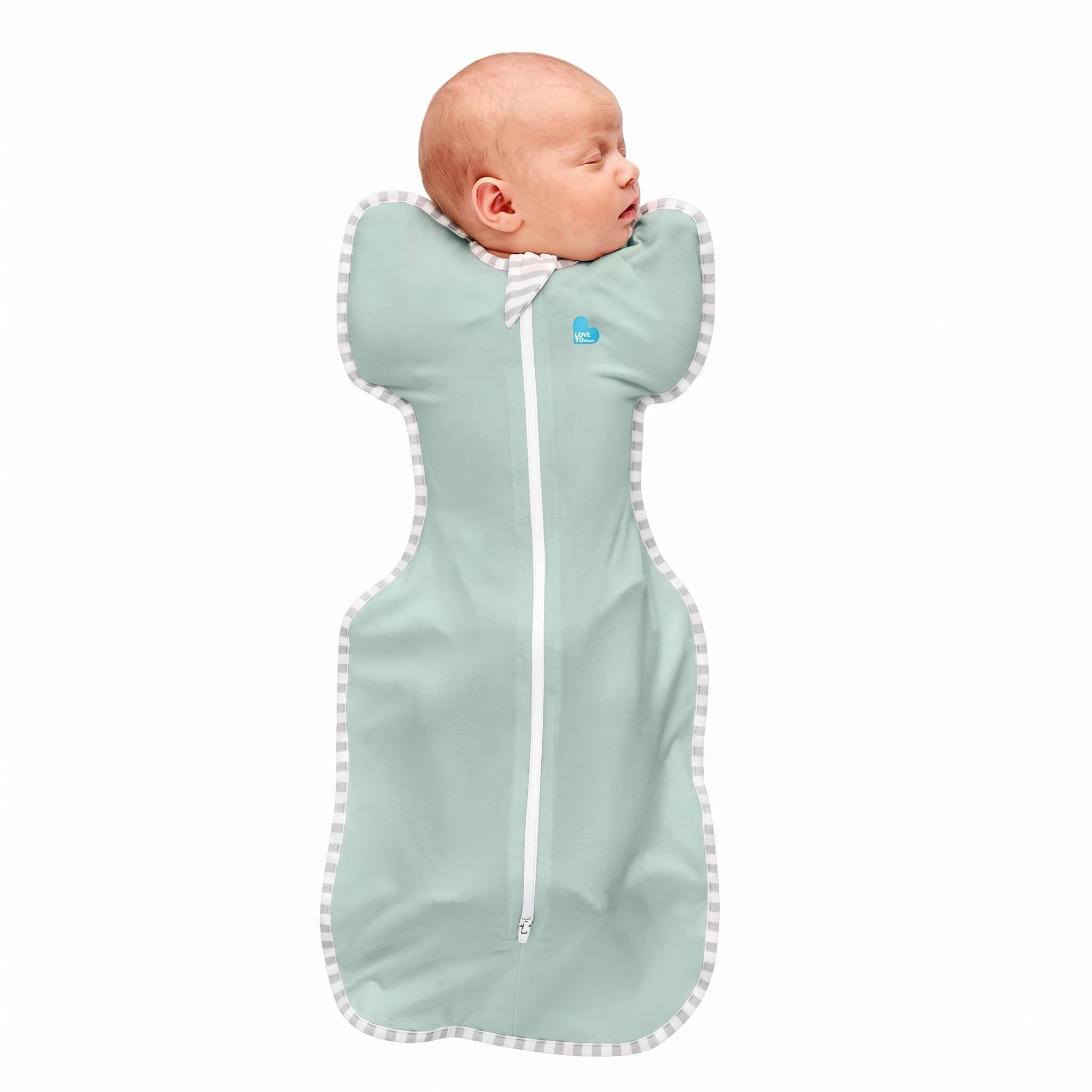 Love to Dream Saco de Dormir Swaddle para recién Nacidos, para Dormir más Tiempo, Ajuste Entallado, Ayuda a calmar el Startle Reflex, Saco de Dormir Lite 0,2 TOG, 2,3-3,9 kg,