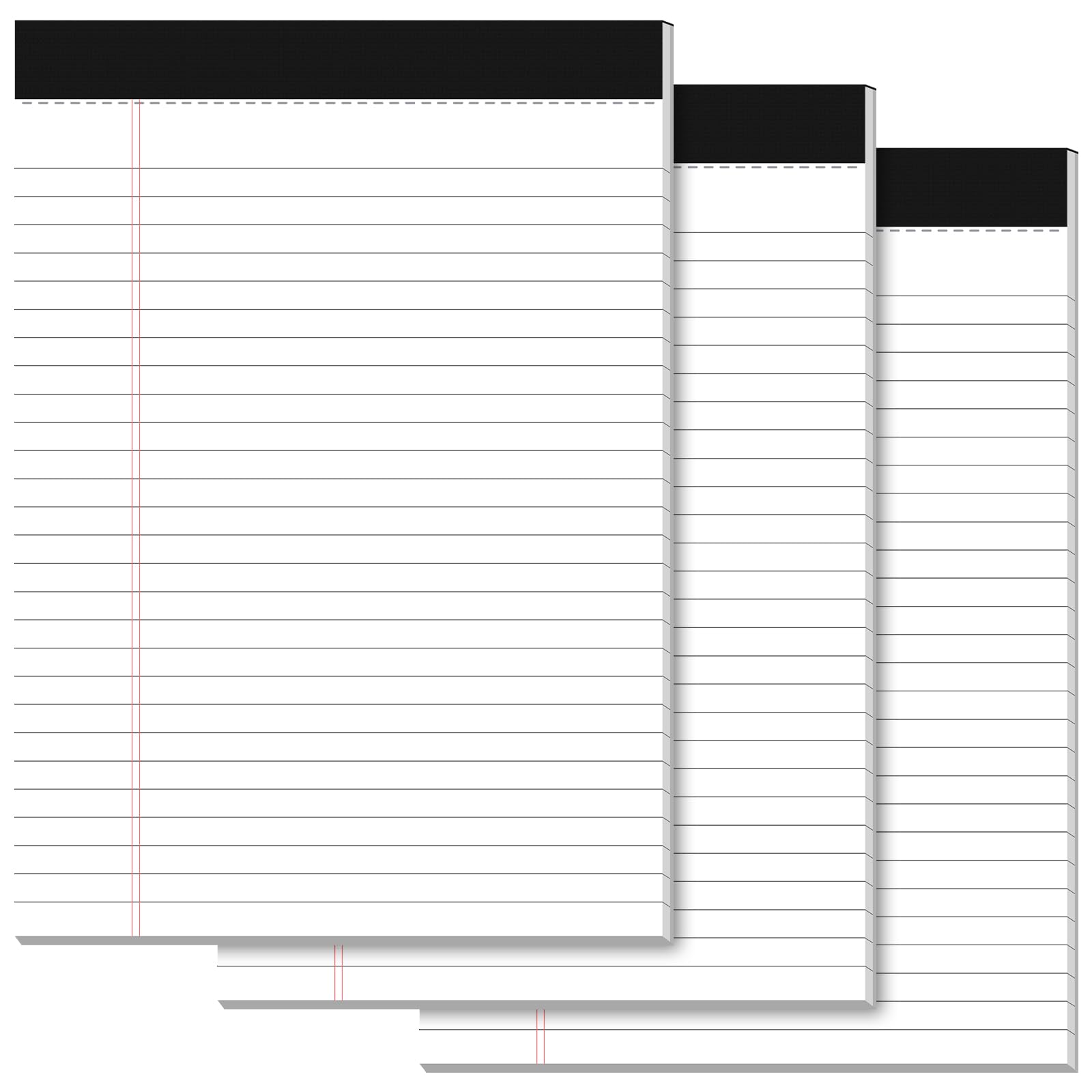 Legal Pads 8 5 x 11 Writing Pads 3 Pack Note Pads 8 5 x 11 Wide Ruled