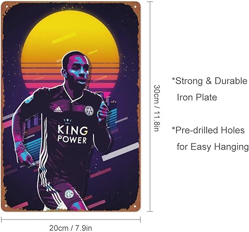 Miniatura 2 de Ricardo Pereira Sports posters Retro Metal tin Sign Halloween Tin Sign,Cave,Bar,Club, Home Wall Art Metal Tin Sign 8x12 inches