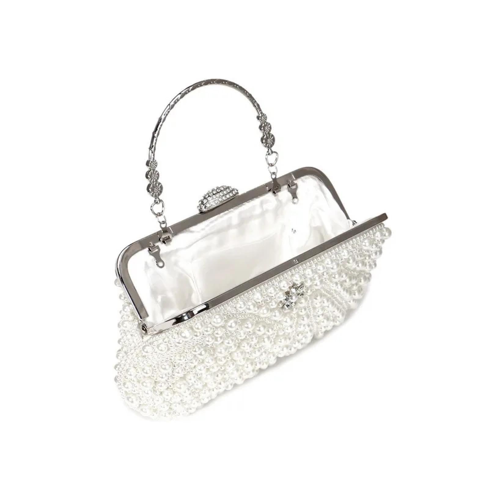 Abendtasche Damen Clutch Damen Perlen Perlen Clutch Abend Handtaschen Für Braut Hochzeit Clutches Geldbörse Prom Party Taschen