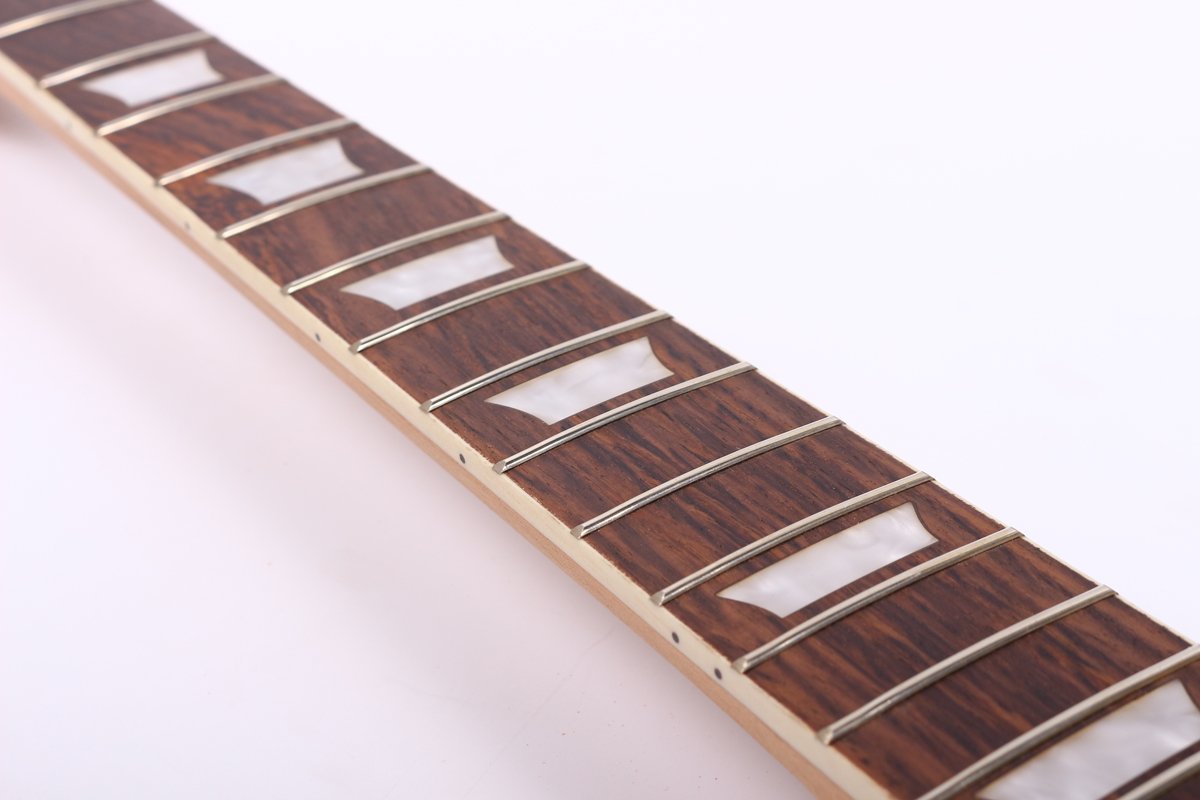Yinfente Guitar Neck 22 fret Unfinished Mahogany Rosewood Fretboard Replacement Guitar Neck Guitar Parts
