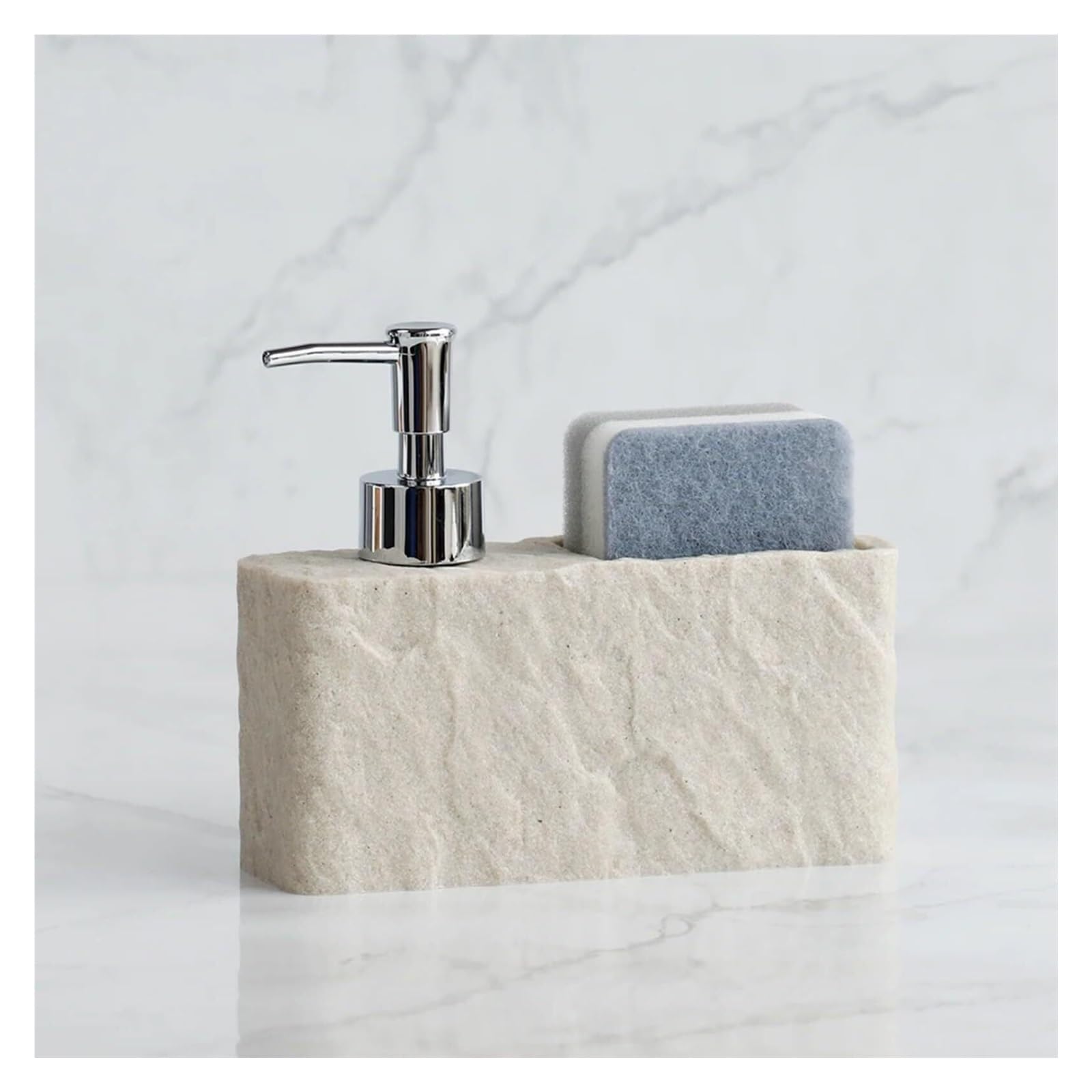 Qyleee Yellow Hand Kitchen Sink With Sponge And Bathroom Imitation Black Rock Liquid Hand New Dish For Bathroom(Yellow)