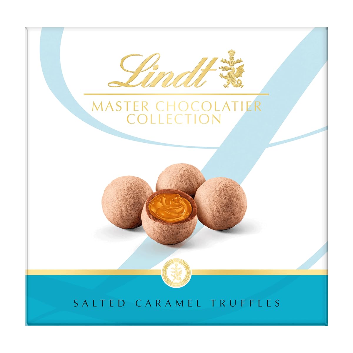 Lindt Master Chocolatier Salted Caramel Truffles – 135g – 9 Assorted Milk Chocolates – Christmas, Gift for Him & Her, Adults & Kids