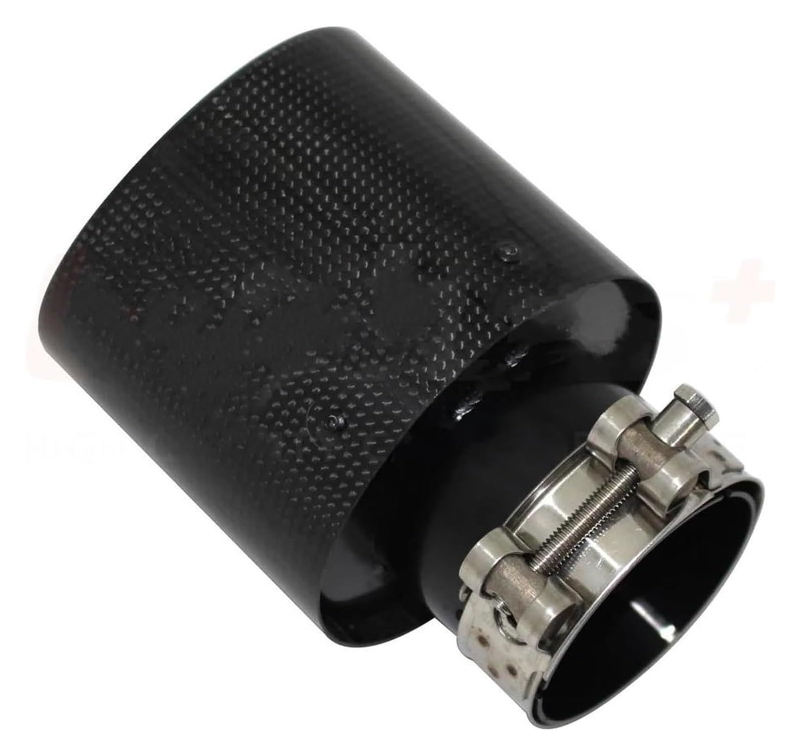 Tubo Scarico Posteriore Auto Lucido Sistema Di Scarico Marmitta Tubo Punta Arricciatura Universale Nero Acciaio Inox Decorazioni Marmitte Tubo Di Scarico