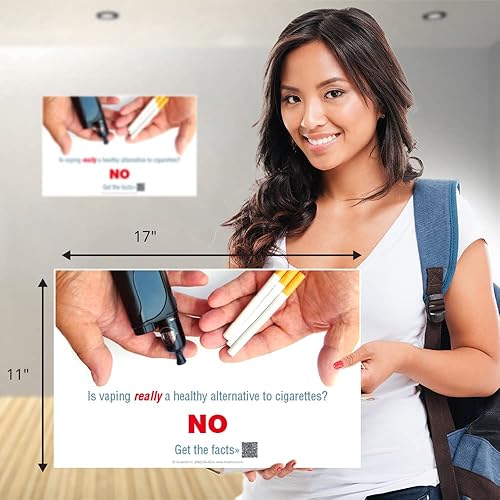 Miniatura 4 de Son los cigarrillos electrónicos realmente una alternativa saludable a los cigarrillos Póster - Adolescentes y datos de vapeo - Riesgo de