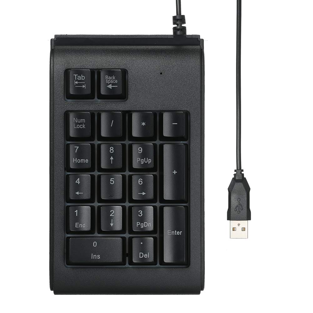 kkmoon-1 USB Wired 19 Keys Mechanical Mini Numeric Keypad with LED Backlight Water of ABS for Laptop Desktop PC-picture-27