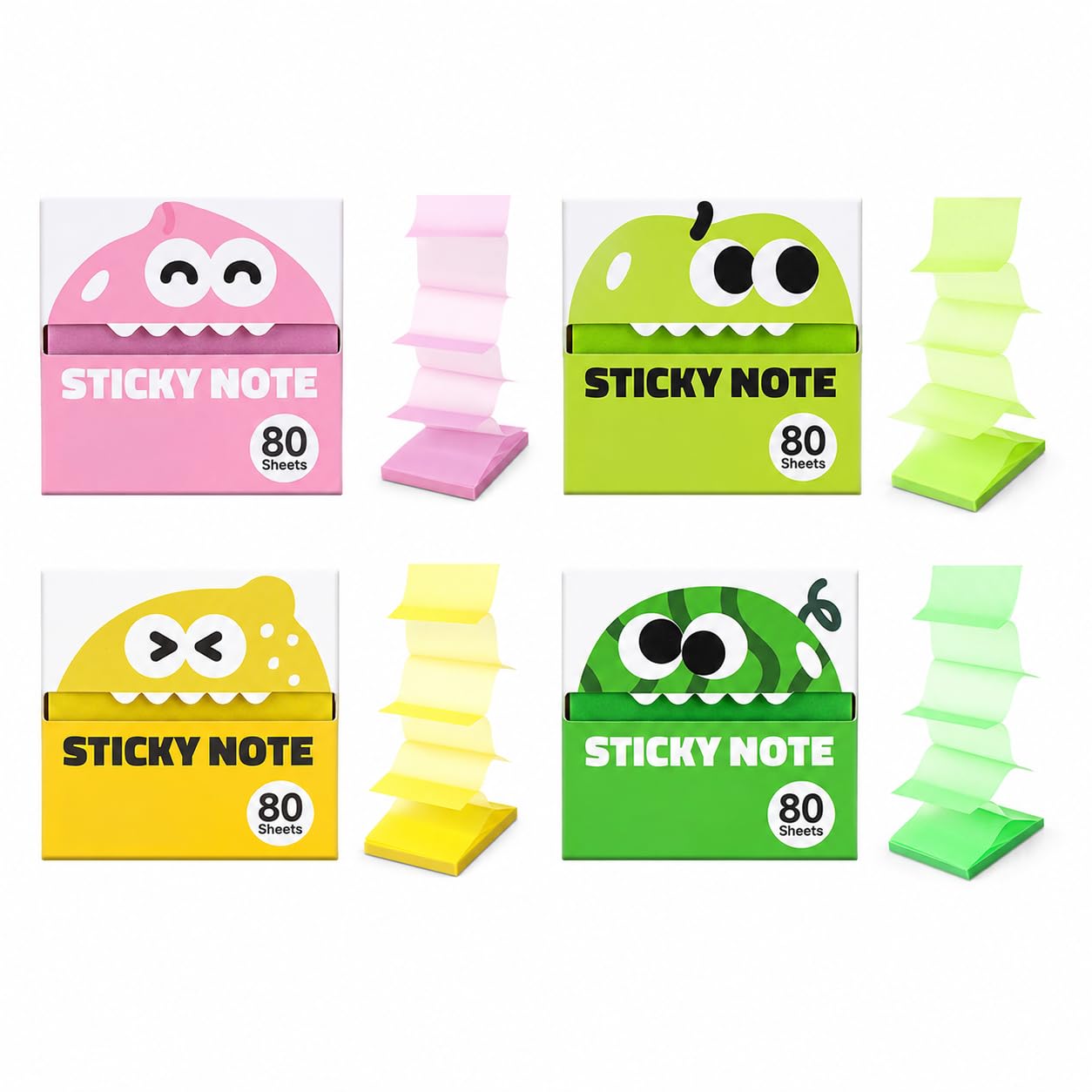 Glitter Sticky Notes, Transparent Sticky Notes, See-Through Memo Tabs, Shimmering Pet Film for Clean Annotations,3 x 3 in, Easy Pull, for Teachers, Students, Desks, Gifts (4pcsc)