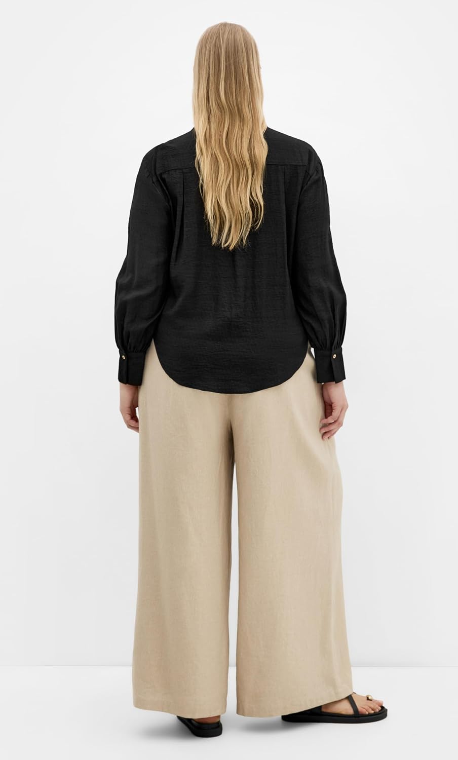 City Chic Plus Size Shirt - Rosabella Hem Detail