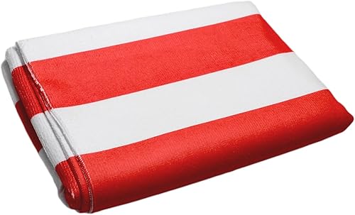 Miniatura 3 de Romantic Angels Toallas de playa de microfibra de gran tamaño, toalla de baño de secado rápido, toalla de baño absorbente a rayas, para viajes,