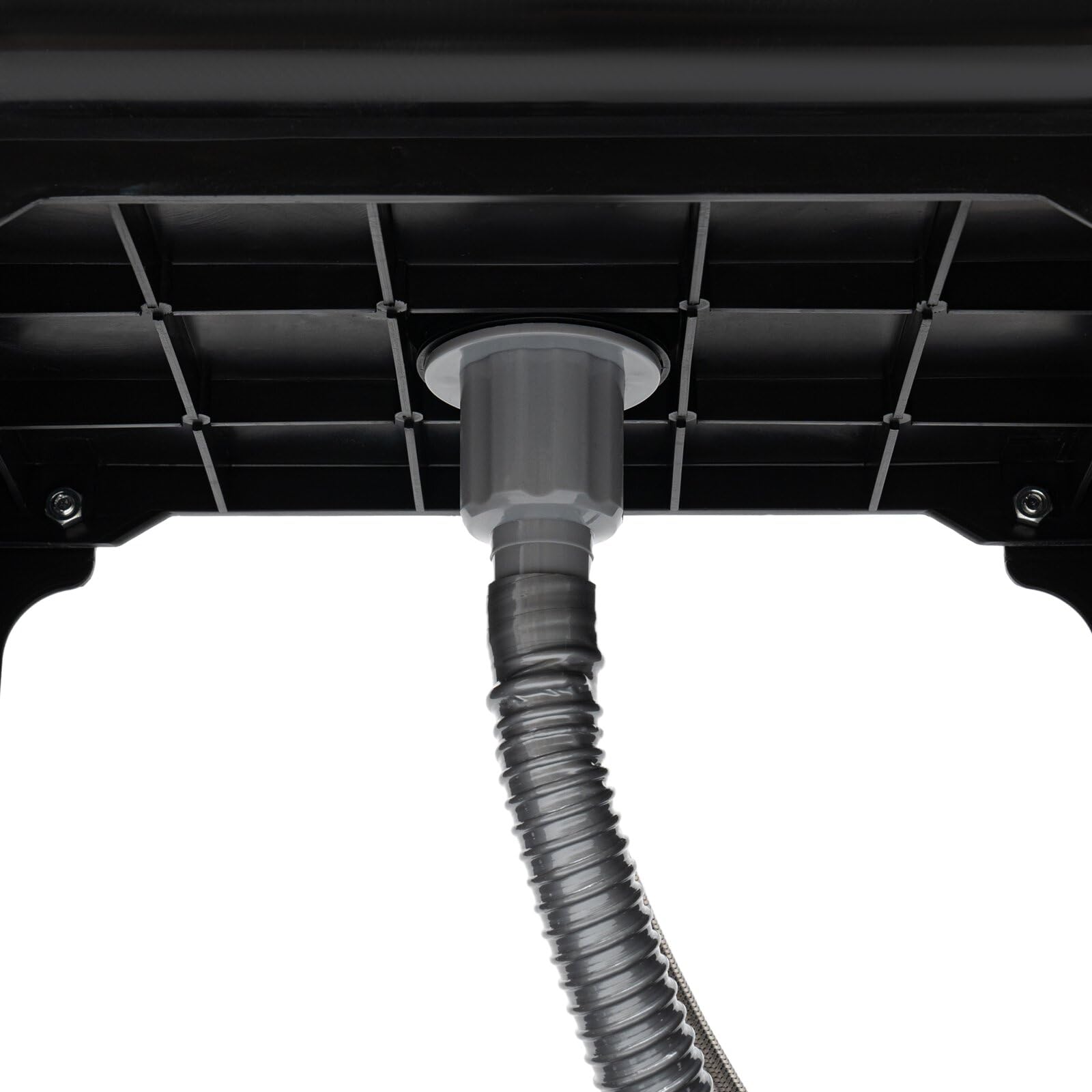Fregadero independiente con grifo giratorio de 360°, estante de almacenamiento, tabla de lavado y manguera, fregadero multifuncional de altura ergonómica de 30 pulgadas con amplio espacio inferior
