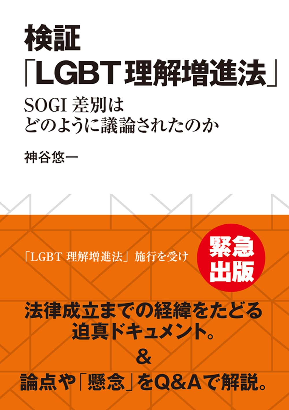 検証「LGBT理解増進法」 | 神谷 悠一 |本 | 通販 | Amazon