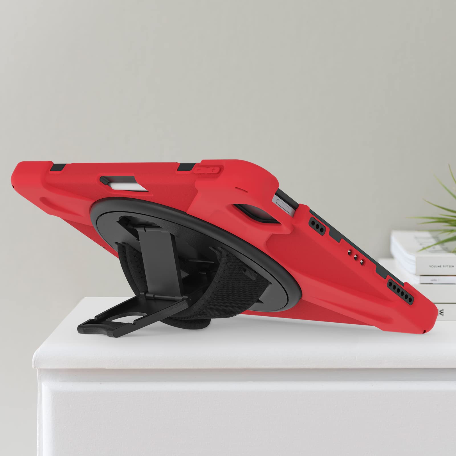 Custodia per tablet con supporto a cavalletto a forma di
