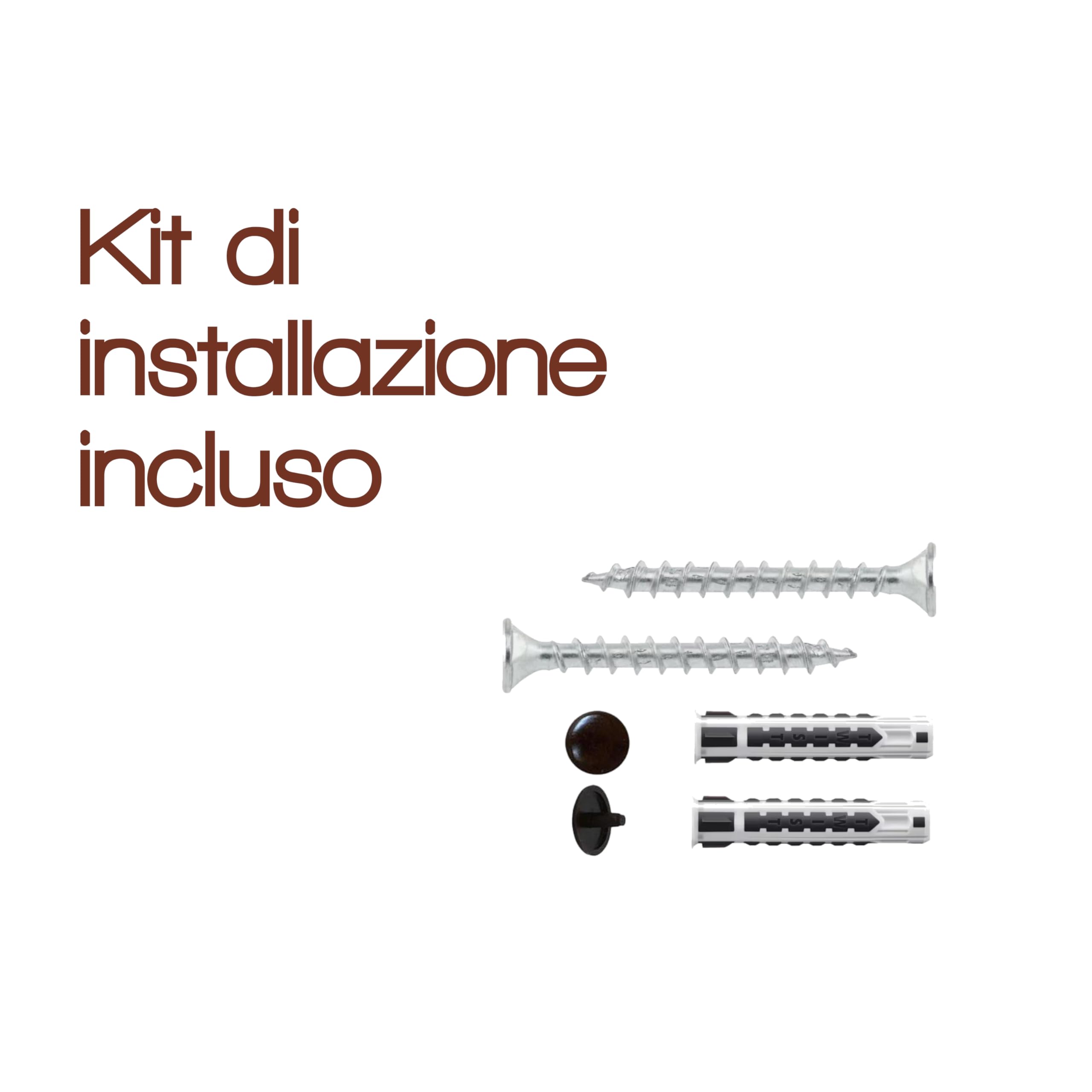 Audace Orizzonte – Mensola da Muro di Design 45x15 cm, Portata 10 kg, Nero Opaco | Mensole da Muro per Ingresso, Bagno, Soggiorno | Made in Italy