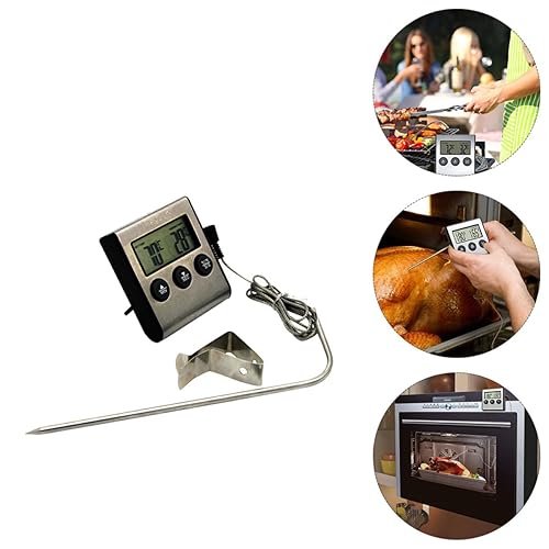 Miniatura 7 de Practical Kitchen Food Thermometer with Clip Oven Thermometer Accurate Cooking Temperature Gauge for BBQ Meat Baking Household Use
