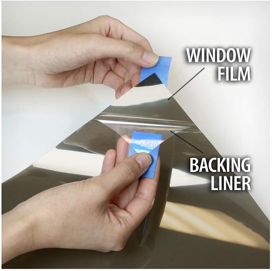 BDF BRZ20 Window Film Sun Control and Daytime Privacy Reflective Bronze 20 (Dark) - 24in X 14ft