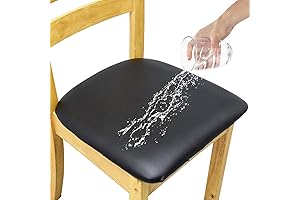 Elasticized Leather Chair Protectors for Enhanced Home and Kitchen Comfort