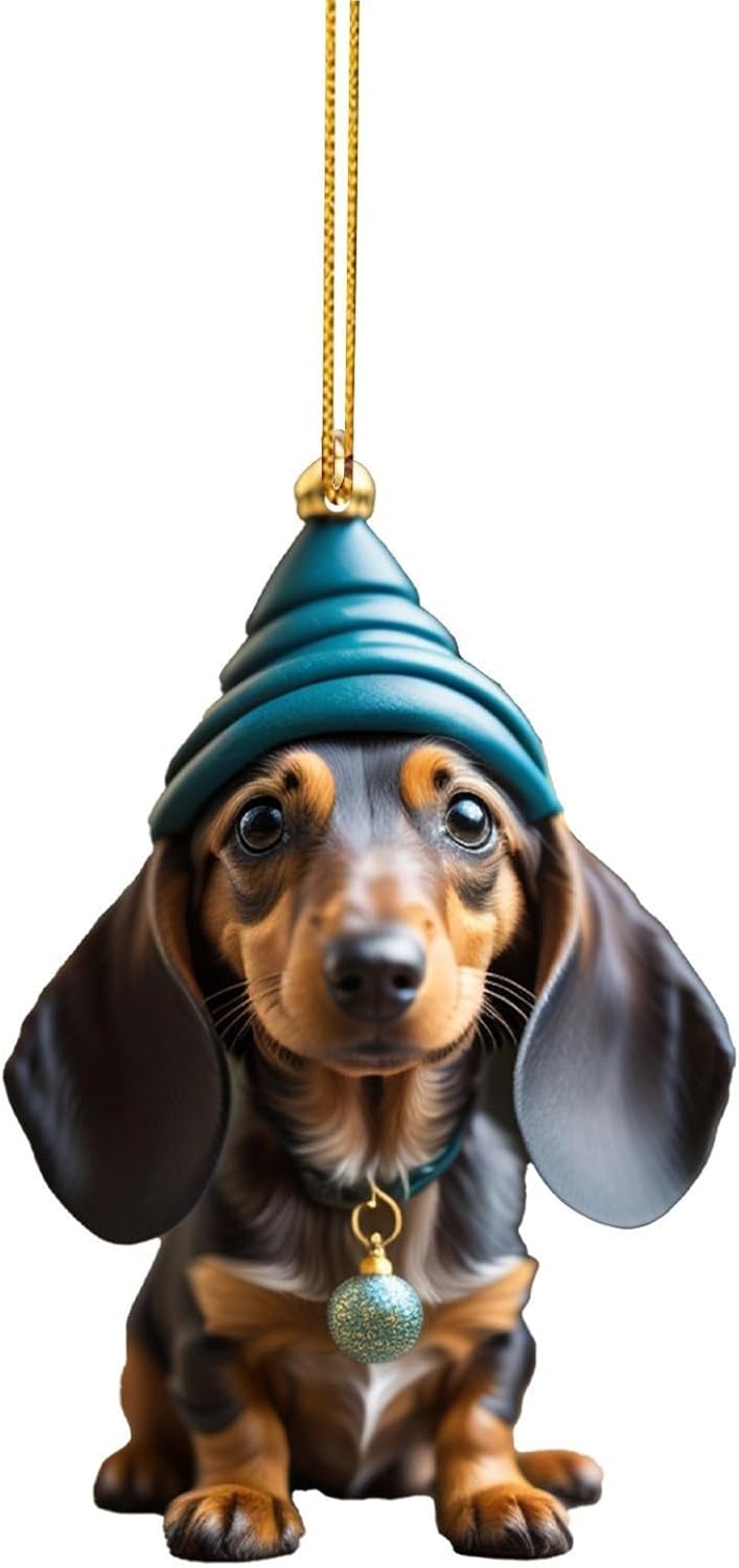Dachshund Christmas Ornament 2023, Funny Dog Christmas Tree