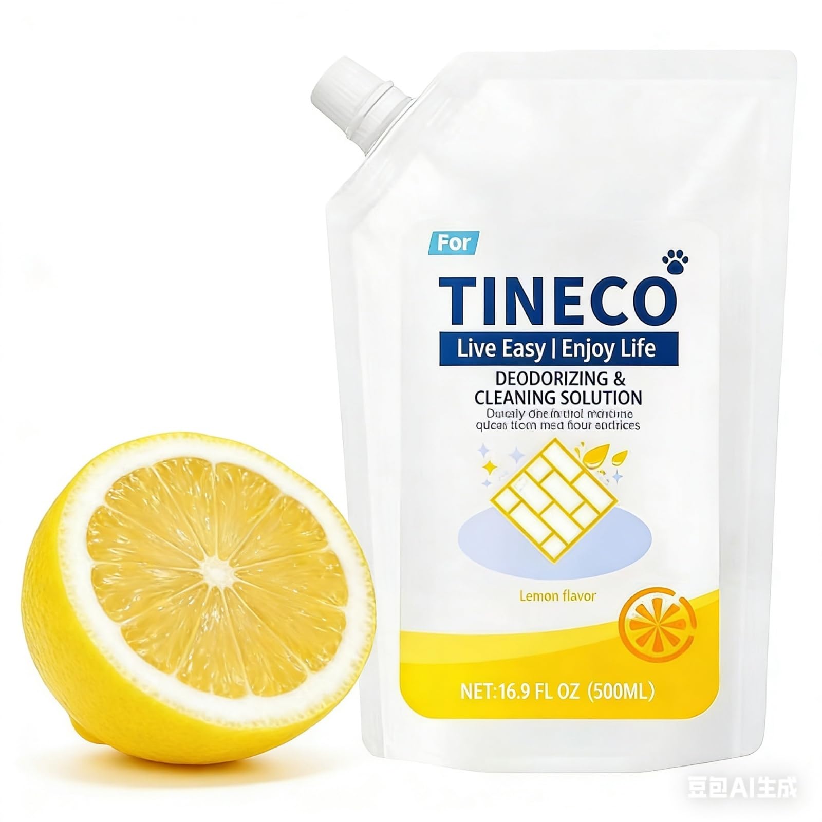Limpiador De Suelos Con Aroma A Naranja 500 Ml (16,9 Oz Fl). Compatible Para Tineco. Gama Completa De Soluciones De Limpieza(4 bag)