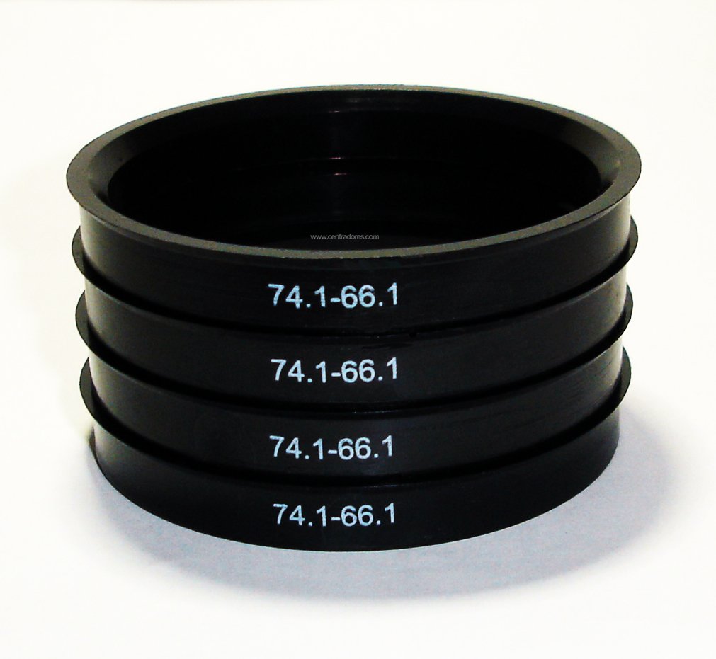 Juego De 4 Centradores Para Llantas | Adaptador 74.1 Mm A 66.1 Mm | Compatible Con ATS, Japan Racing Y Más