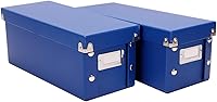 Vista 14 de Snap-N-Store Caja de almacenamiento de CD – Paquete de 1/2 – Soporte duradero para discos con tapa para almacenar discos
