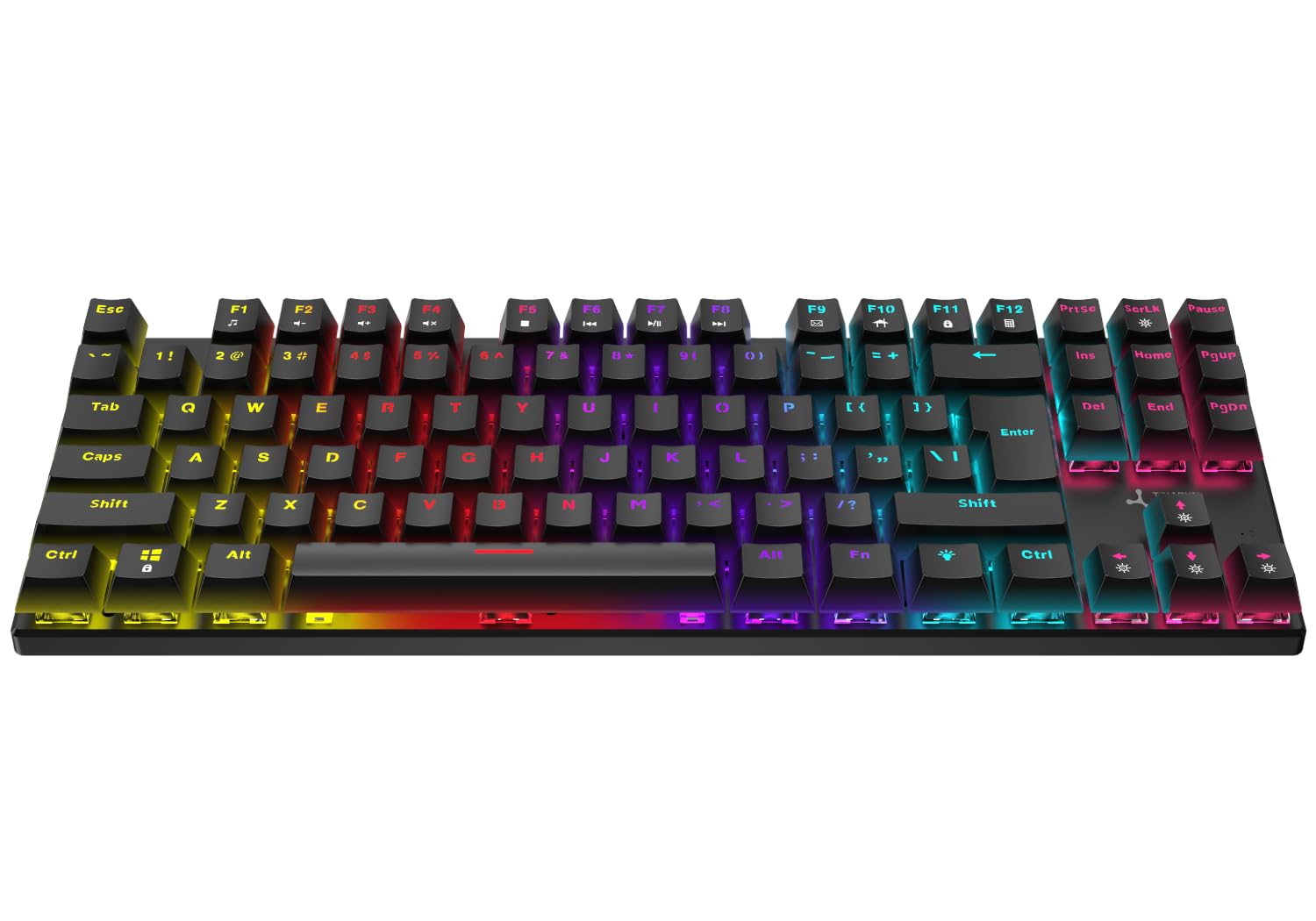 METIS Zestaw Gamingowy – Mechaniczna Klawiatura TAYGETE S Blue Switch RGB Anti-Ghosting + Mysz HELIKE 3600 DPI HUANO + Podkładka, 12 Klawiszy Funkcyjnych, Przewodowy, Czarny