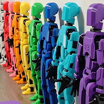 Amazon.com: Dumwick Titan13 Action Figure, Lucky Robot 13 Action