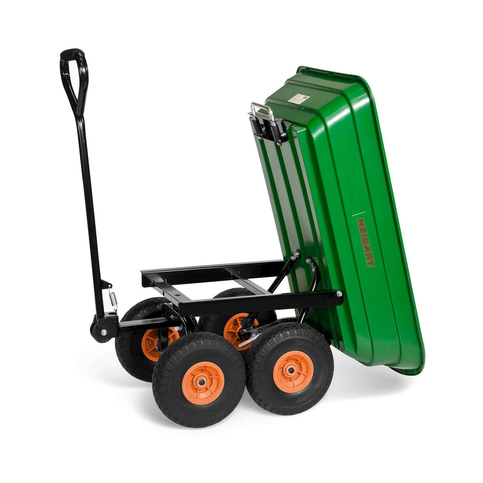TÜV/GS Gartenwagen EXPERT Pannensicher mit Kippfunktion 250 kg Bollerwagen Transportwagen