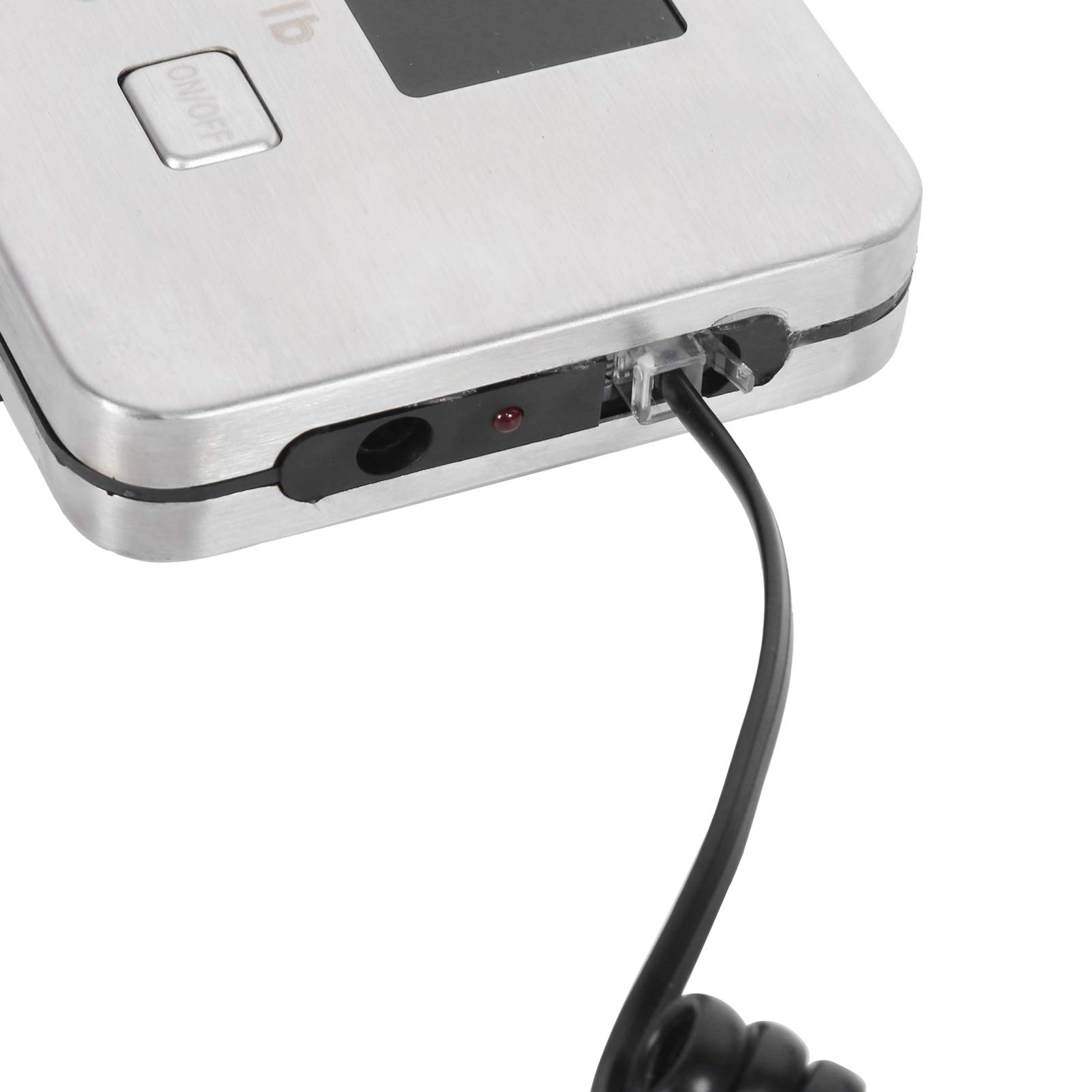 Balance Postale De 440 LB avec Câble USB Balance D'expédition Numérique en Acier Inoxydable Balance Argentée pour Les Colis D'expédition 12x12x2 Pouces