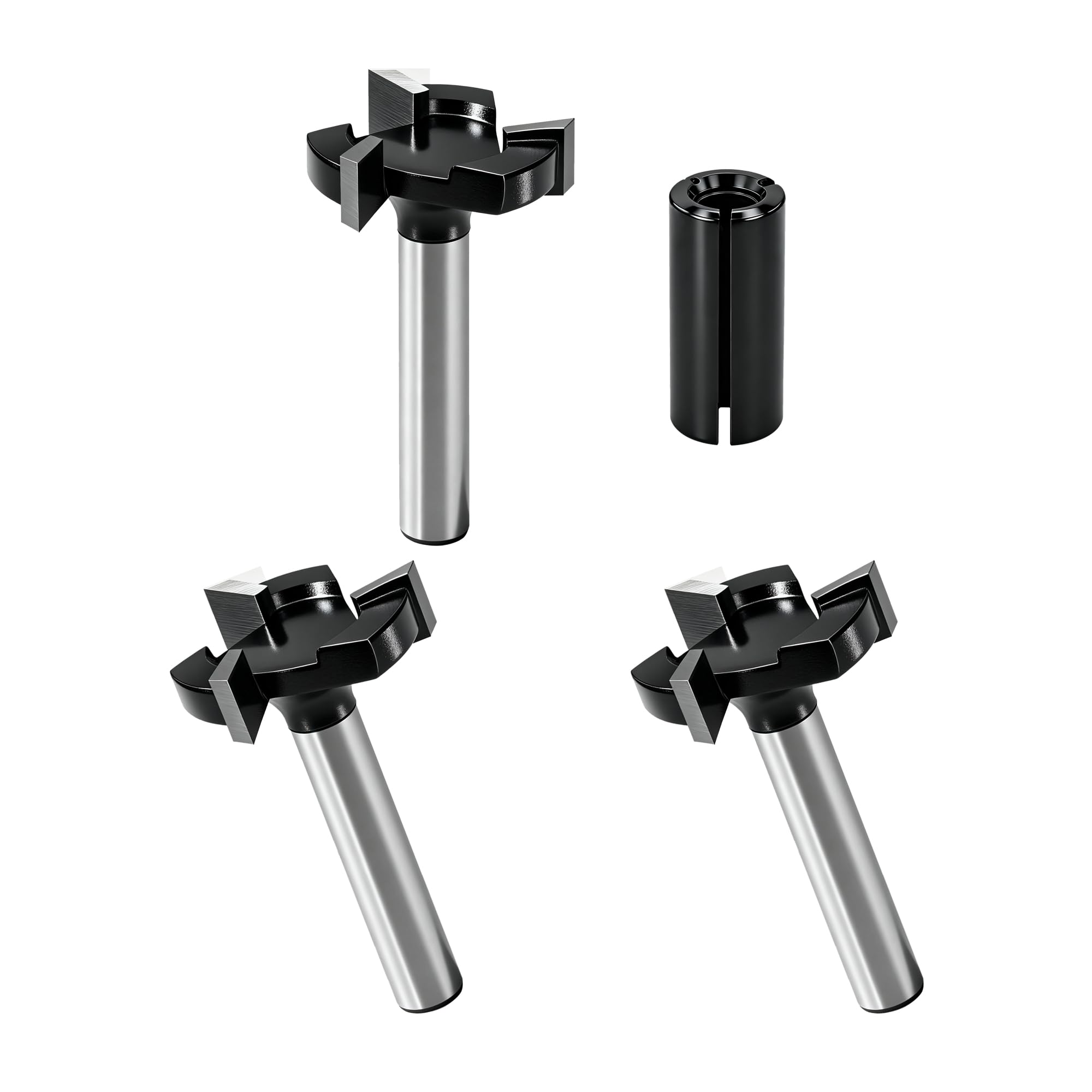 aleawol 3 Pcs CNC Spoilboard Surfacing Router Bits