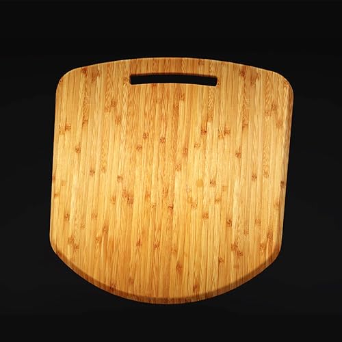 Miniatura 4 de HALO Kit de pizza para cocinar y servir | Pelar de acero inoxidable premium | Cortador de pizza estilo Mezzaluna | Tablas de cortar de bambú |