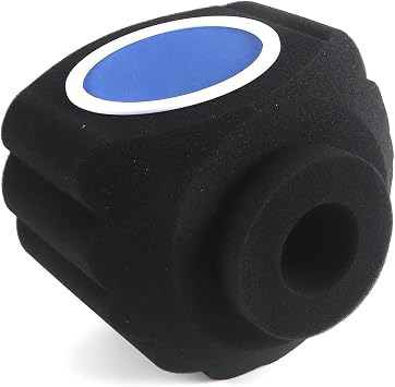 Teron Microphone Wind Shield, Microphone Isolation Shield with Pop Filter, for Studio, Voice Over Artists, Content Creators