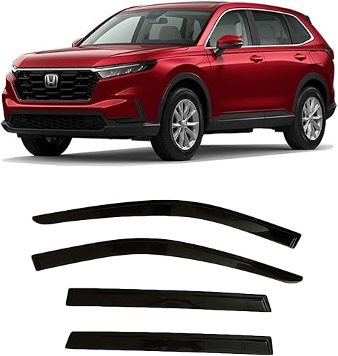 Viseras deflectoras de ventana lateral tintadas ahumadas compatibles con Honda CRV 2023 - en EX EX-L Sport Hybrid Sport Touring