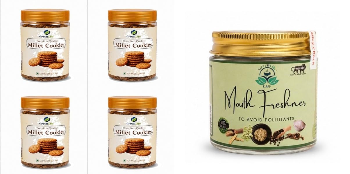 GREEN LIFE Digestive Mukhwas 50g | Saunf Mouth Freshener for Fresh Breath & After Meal Refreshment | Hygienically Packedpack of 3Organic Jaggery Candy with & Elaichi 250g | Organic Can-image-34
