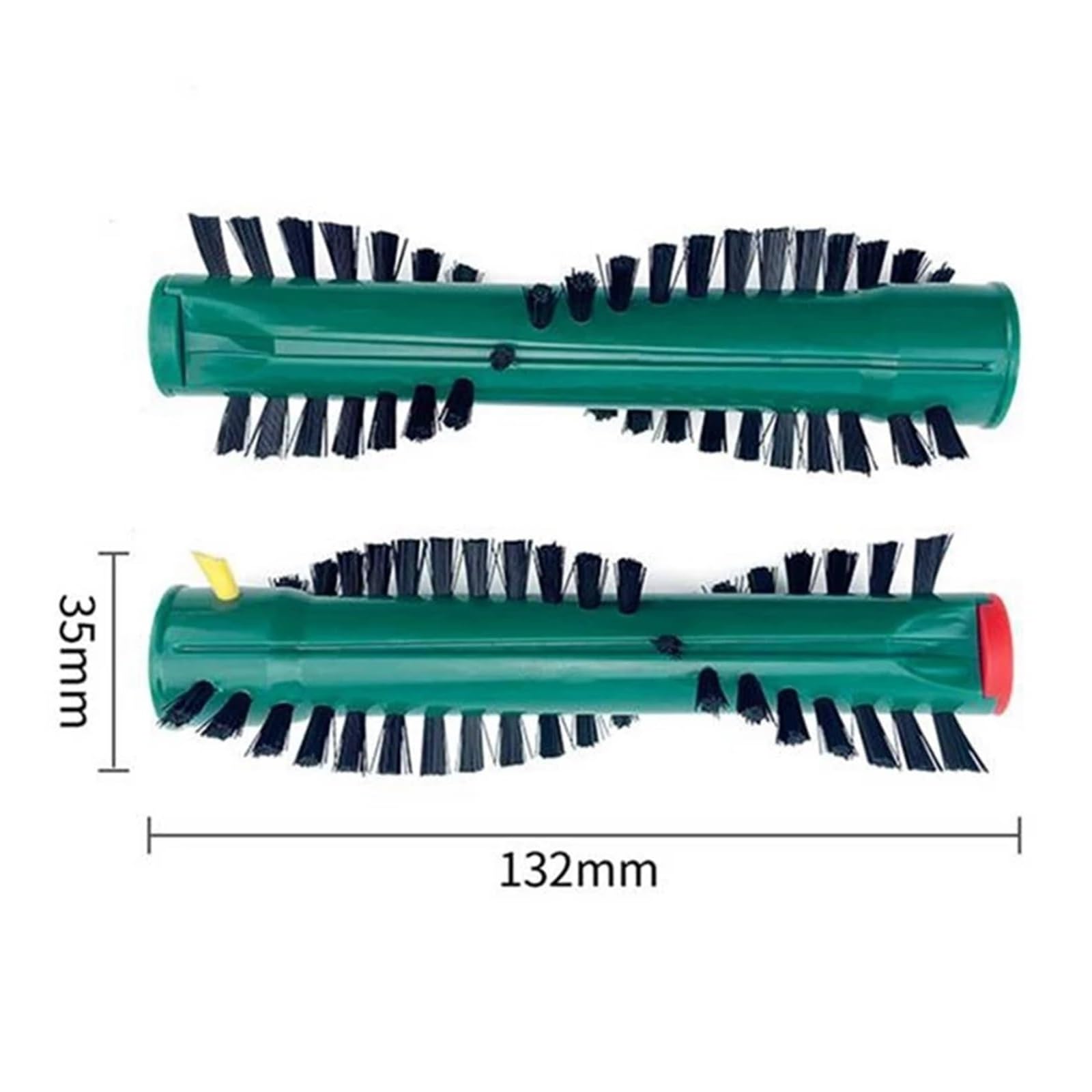 4 spazzole principali per aspirapolvere, compatibili con Vorwerk, VK118, VK130, VK135, ET340, parti di ricambio per aspirapolvere robot, spazzole di ricambio