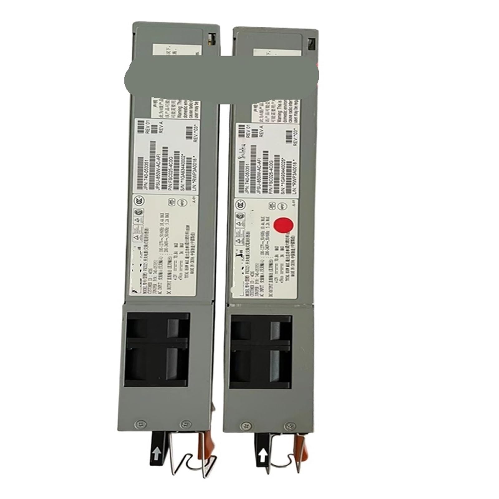 Alimentation QFX5100 JPSU-850W-AC-AFI pour remplacer un bloc en panne 850W