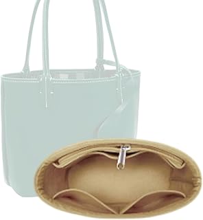 Xoppia バッグオーガナイザー Goyard Anjou Mini Bagと互換性があります。女性用ハンドバッグ用フェルトインサートライナー(グリーン、スタイルA)