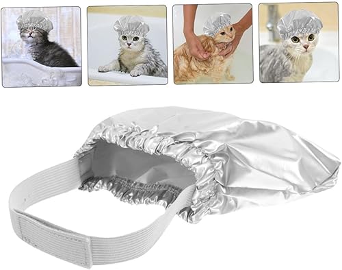 Miniatura 5 de Gorro de ducha para mascotas, gorro de ducha para cachorros, gorro de baño para mascotas, gorro de ducha azul para cachorros, gorro de ducha para