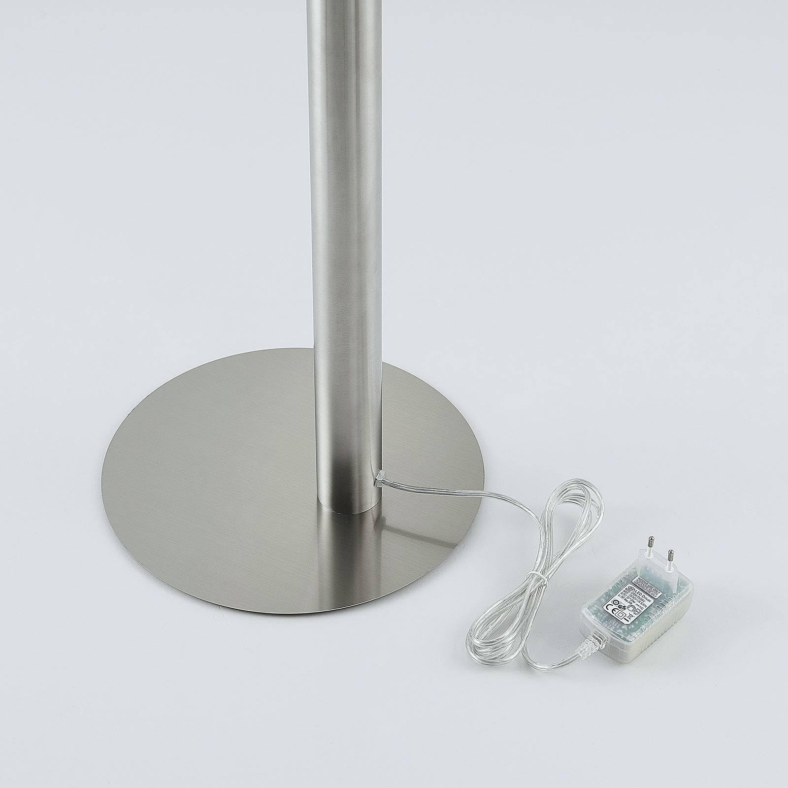 LED Lámpara de pie 'Boba' (Moderno) en Gris hecho de Aluminio e.o. para Salón & Comedor (1 llama,) de Lindby | lámpara de pie LED