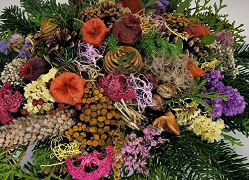 natürliche Grabschale bunt Friedhof zum Totensonntag Allerheiligen Grabgesteck Lieferung von Flora Trans