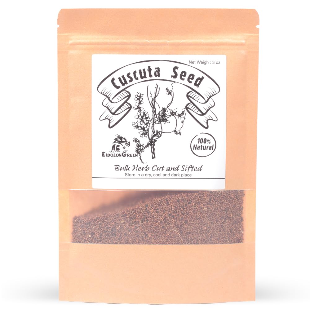 EidolonGreen [Chinese Herbal Medicine] Premium Cuscuta Herbal Tea (tu si zi/菟丝子) – Organic Dodder Leaf & Seed Tea, Dried Bulk Herb 88g (3oz) - Image 5