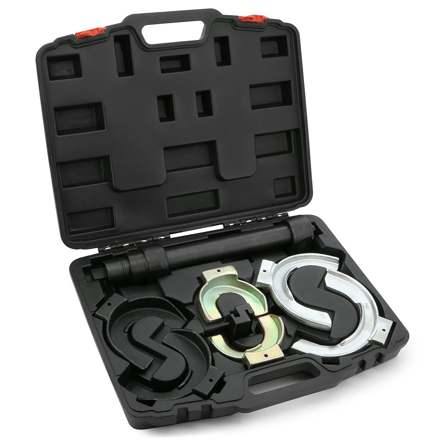 YATO YT-2536 - intercambiables compresor de muelles y de eliminación de 7pcs herramientas de horquilla