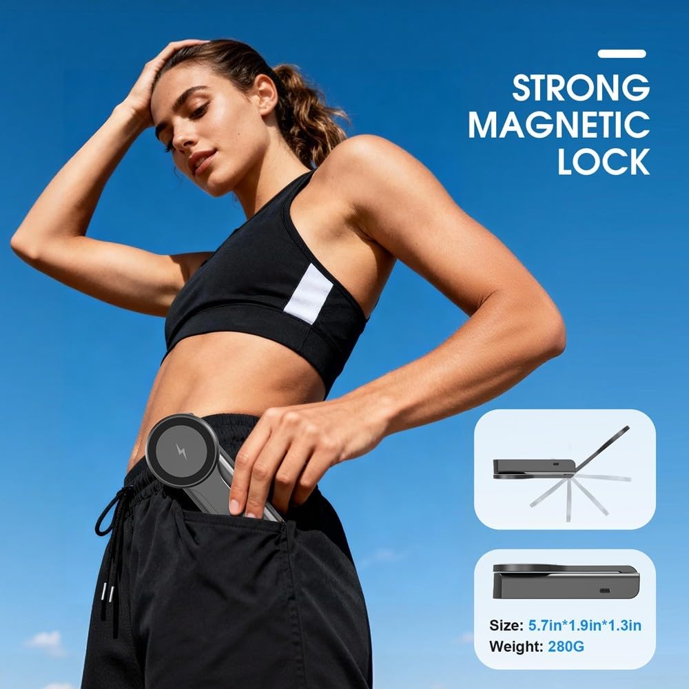 Stazione di ricarica magnetica 3 in 1 15 W caricabatterie wireless