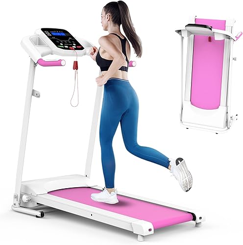 Cinta de correr plegable para el hogar con inclinación, caminadora plegable para entrenamiento en casa, máquina eléctrica para caminar, 15 programas