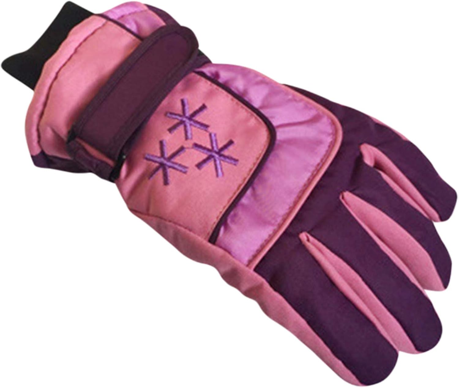 Toddler Kids Ski Gloves for Boys Girls Cartoon Warm Full Finger Snow