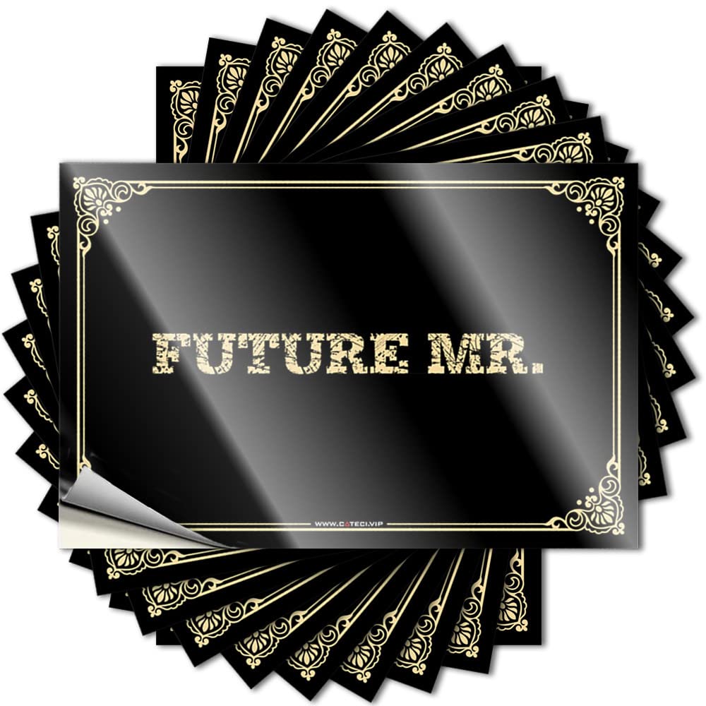 Outdoor Porch Decor, Decal Essentials Hat Future Mr. | Coastal Waterproof Vinyl Stickers(8X12CM)