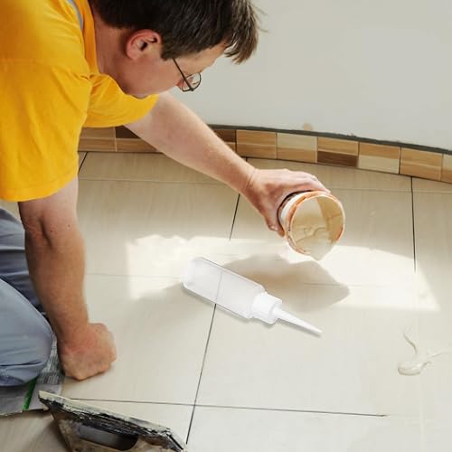 Miniatura 8 de EXCEART Botella aplicadora de punta de precisión, 4 unidades, 1.7 fl oz, botellas de gotero de líquido para apretar, dispensador de construcción de