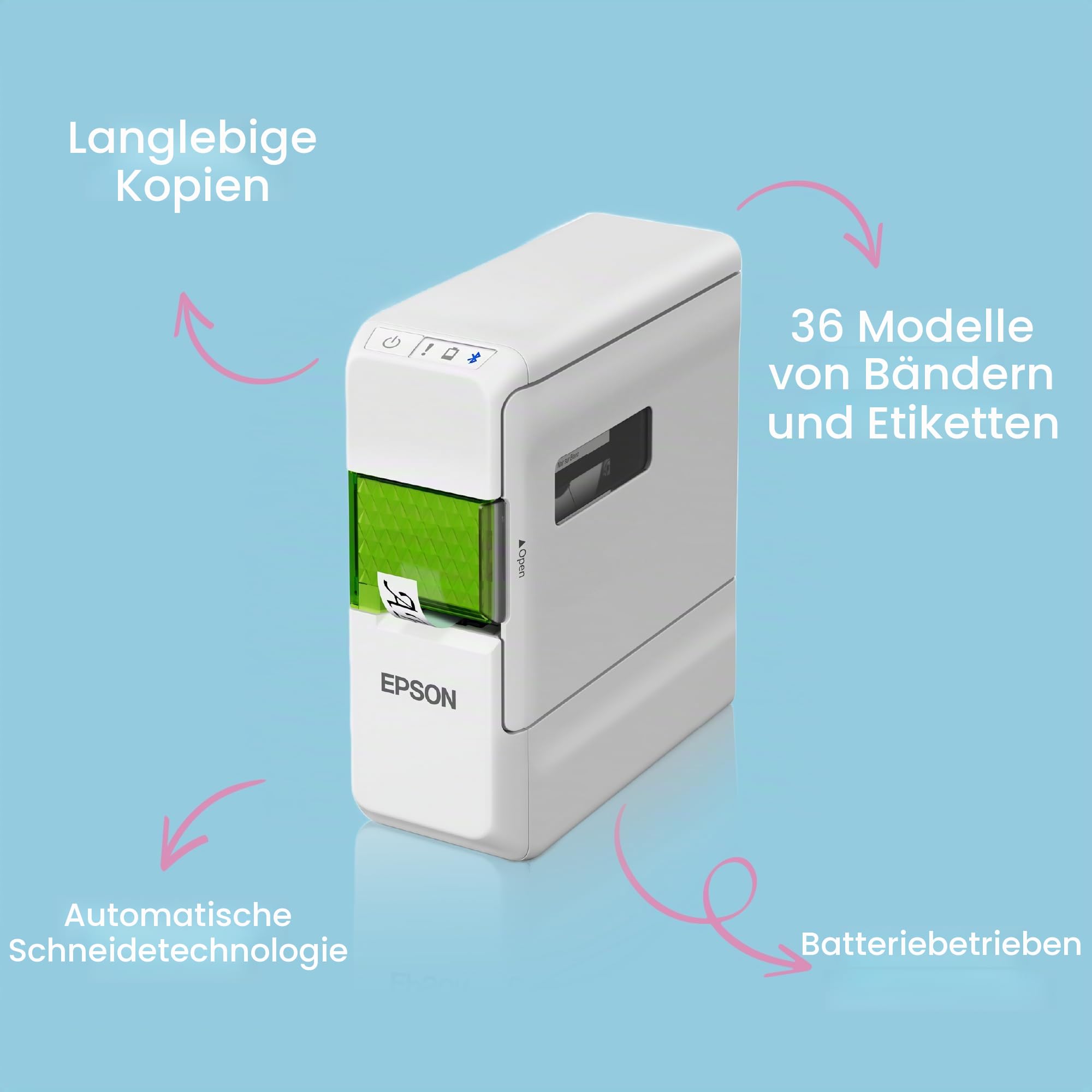 Epson LabelWorks LW-C410 Leichtes Etikettiergerät