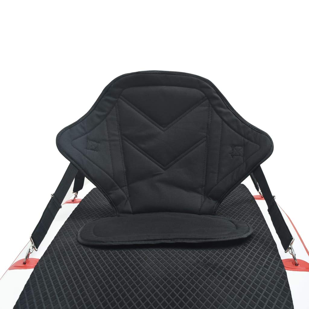 Festnight Kajak Sitz mit D-Ringen Zusammenklappbar Sitzkissen für SUP Board Kanusport Sitzstuhl Polyester Neopren Rückenlehne Sitzpolster